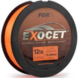 Fluorocarbone Exocet orange mono Fox 0,26 mm