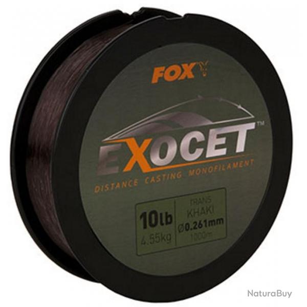 Monofilament Exocet trans khaki Fox 0,30 mm