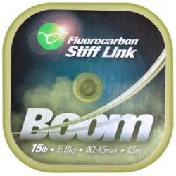 Flèche Korda Boom fluorocarbon Stiff Link 0.45mm en 15 M Vert clair 0.45mm 15m