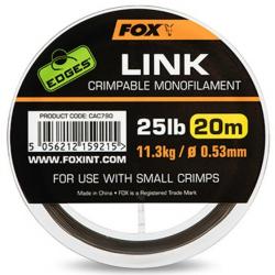 Monofilament Link trans khaki Fox Edges 0,53 mm
