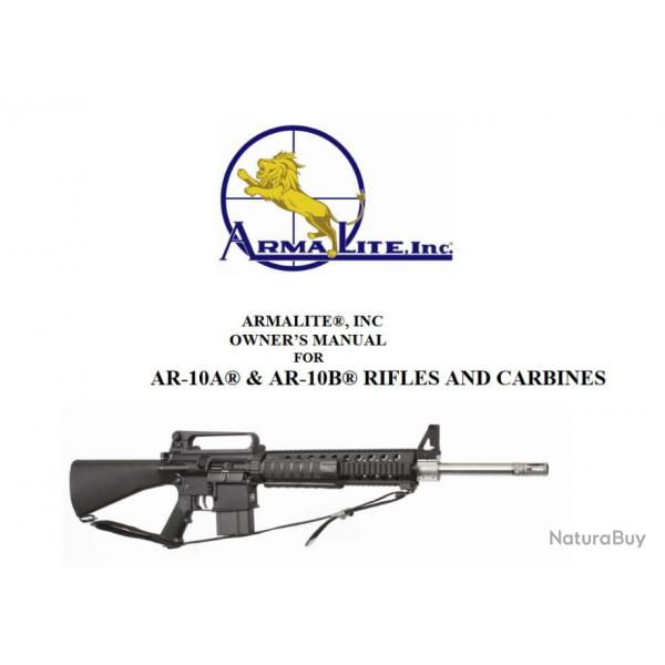 Lot de manuels ARMALITE / 3