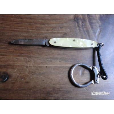 Porte-couteau Ceinture TOURBON Cuir - Étui Pour Couteau Pliant, Petit Modèle