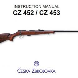 Manuel carabine CZ 452 / 453
