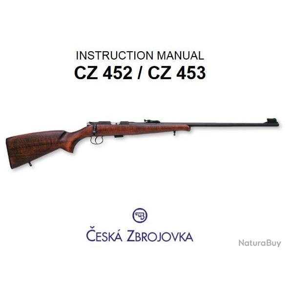 Manuel carabine CZ 452 / 453