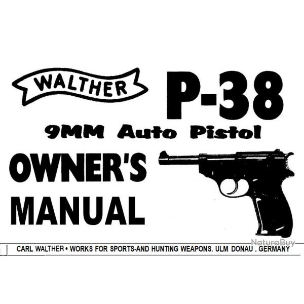 Lot de manuels pistolets WALTHER /7