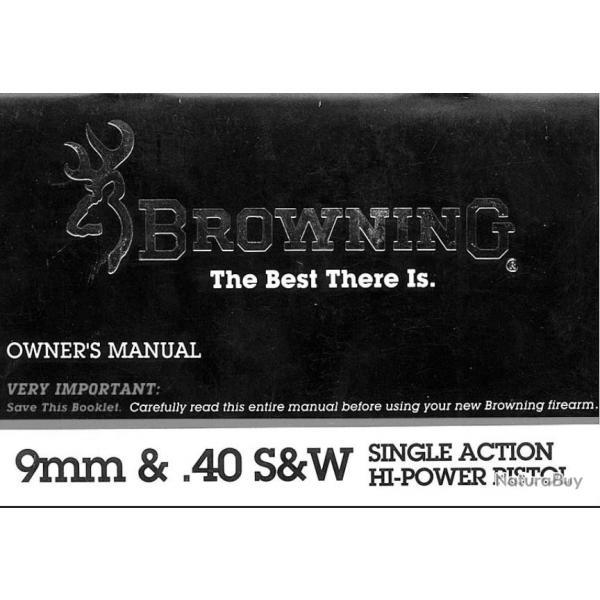 Manuel BROWNING HI-POWER 9/40