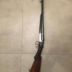 Fusil juxtaposé Mac calibre 16 avec cartouches