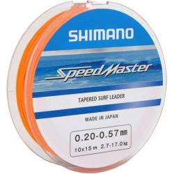 Bas De Ligne Mer Shimano Speedmaster Tapered Surf Leader 0.23-0.57mm