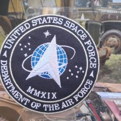 United States Space Force - Patch brodé  90 mm à coudre ou à coller au fer