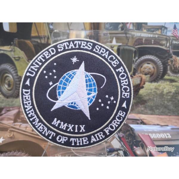 United States Space Force - Patch brod  90 mm  coudre ou  coller au fer