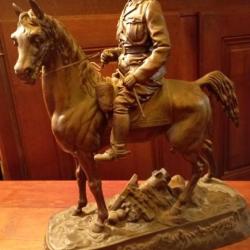 Régule du général Pershing à cheval ,U.S WW1.