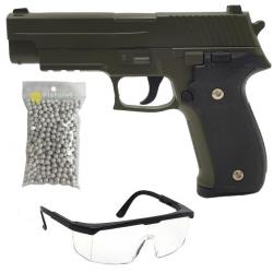 Pack réplique airsoft G.26 style P226 OD (Galaxy)