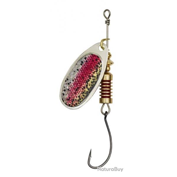 CUILLERE HAMECON SIMPLE SINGLEHOOK SPINNER SINKING Rainbow trout Taille 1