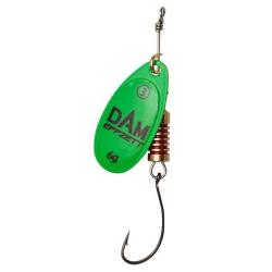 CUILLERE HAMECON SIMPLE SINGLEHOOK SPINNER SINKING Green Taille 2