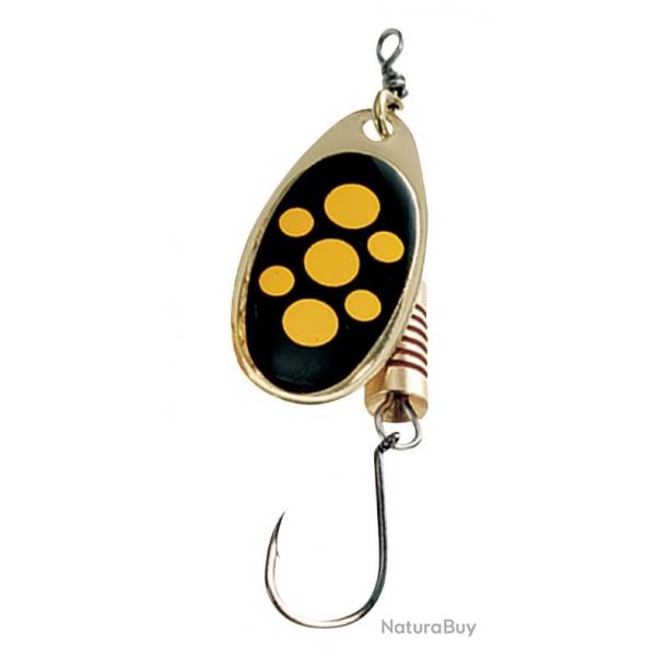 CUILLERE HAMECON SIMPLE SINGLEHOOK SPINNER SINKING Blacky Taille 2