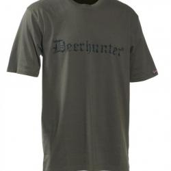 Tee shirt à manches courtes Kaki Deerhunter
