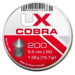 Plombs pointu cal.5,5 Umarex Cobra x 200