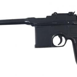 Pistolet Mauser C96 plaquettes bois DENIX FACTICE WW1 WW2 Allemagne Wehrmacht