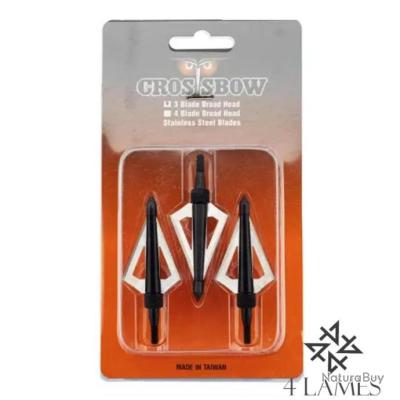 ZSHJG Pointes de Flèche Traditionnelles en Métal Chasse Broadheads Extérieur pour Les Flèches en