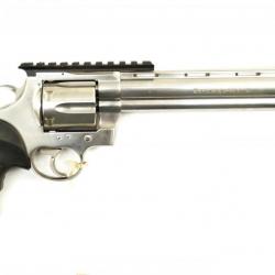 Revolver Colt Anaconda  inox poli miroir Calibre 44  Magnum  8 pouces compense