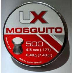 Plombs cal.4,5 plat Umarex Mosquito par 500