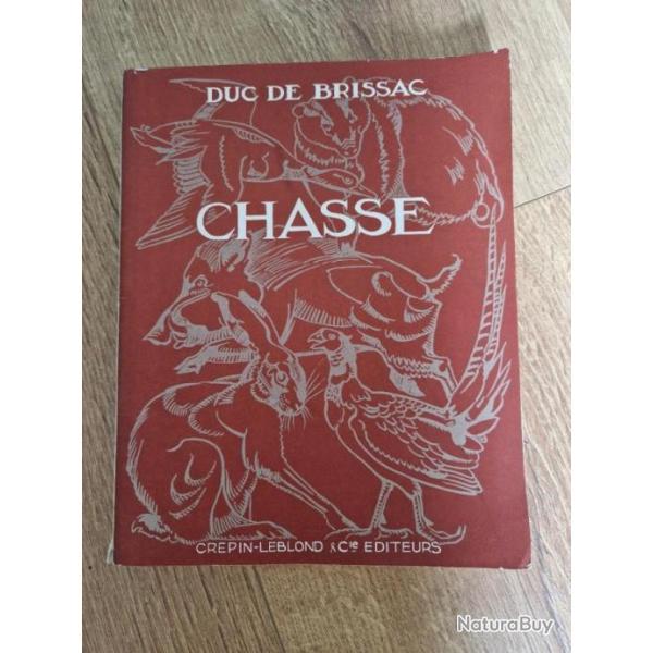 Livre Duc de Brissac "chasse"