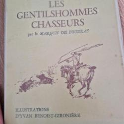 Livre d'époque "Les gentilshommes chasseurs" n852