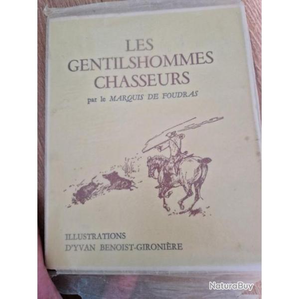 Livre d'poque "Les gentilshommes chasseurs" n852