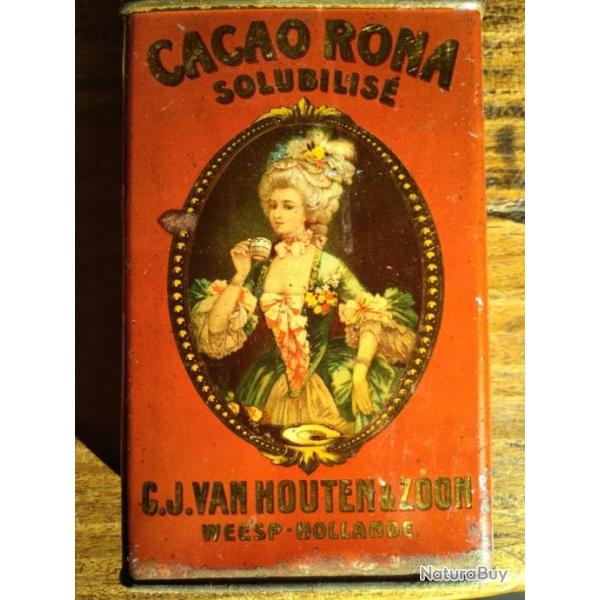 Bote mtallique de cacao Rona van houtten