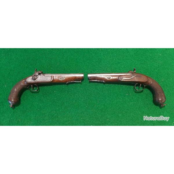 Paire de pistolets espagnols 1843