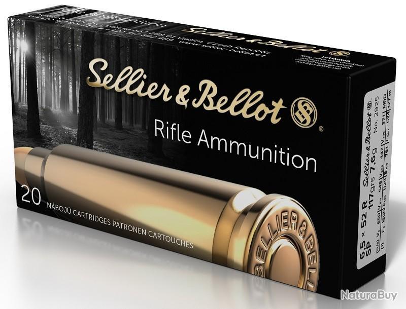 Cartouches SELLIER BELLOT Cal 6 5x52r SP 7 6g Par 20 Balles Autres cartouches-sellier-bellot-cal-6-5x52r-sp-7-6g-par-20-balles-autres