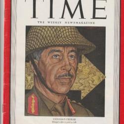 Canada's Crerar - Time Magazine - September 18 - 1944 - WWII issue - Vintage