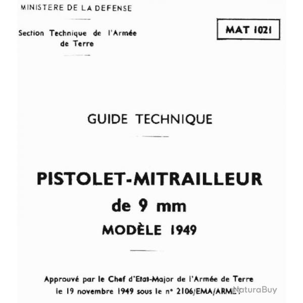 Manuel MAT 1949 9mm en PDF