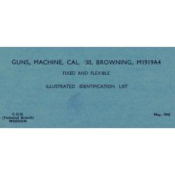 Eclaté original BROWNING M1919A4 Cal.30 en PDF