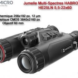 Jumelle HIKMICRO Multi-Spectres HABROK 4K - HE25LN 5,5-22X60