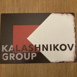 Plaque émaillée Kalashnikov
