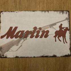 Plaque émaillée Marlin