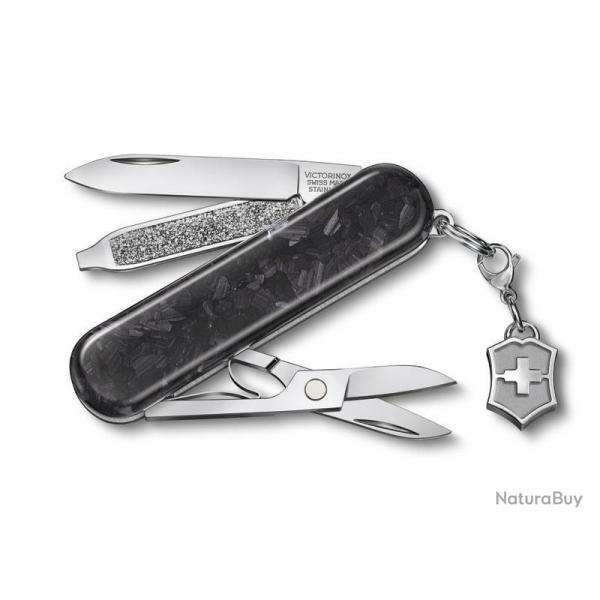 VICTORINOX CLASSIC SD BRILLIANT FIBRE DE CARBONE