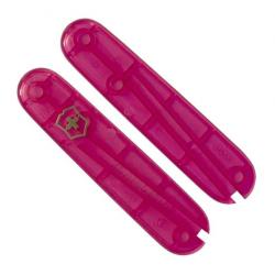Plaquettes couteau suisse 84 mm, Couleur rose translucide [Victorinox]