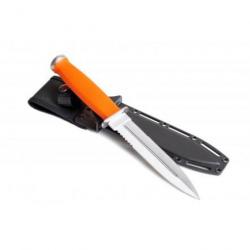 Couteau à saigner sanglier NeverLost - 16.2 cm / Orange