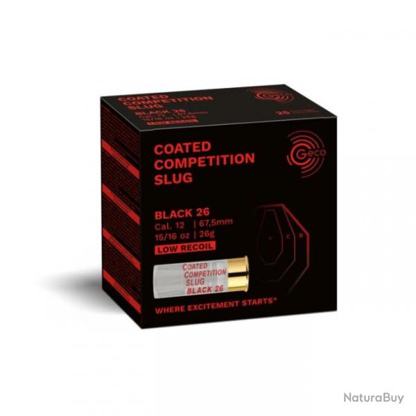Balles Geco Comptition Slug CCS Black 26 - Cal. 12/67.5 - 26 g