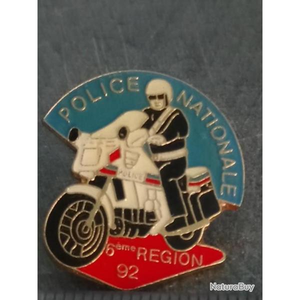 pin's motards de la police ( 6 EME REGION 92 )