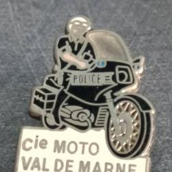 pin's motards de la police (COMPAGNIE MOTO VAL DE MARNE)