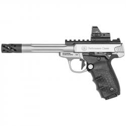 Pistolet Smith & Wesson 22 Victory Target avec point rouge Crimson Trace Cal. 22 LR
