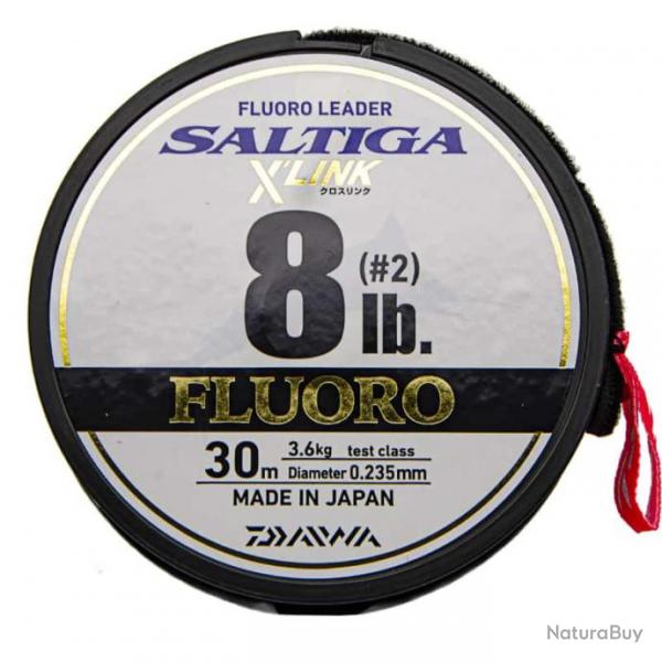 Daiwa Saltiga X Link Fluorocarbon Leader 8lb