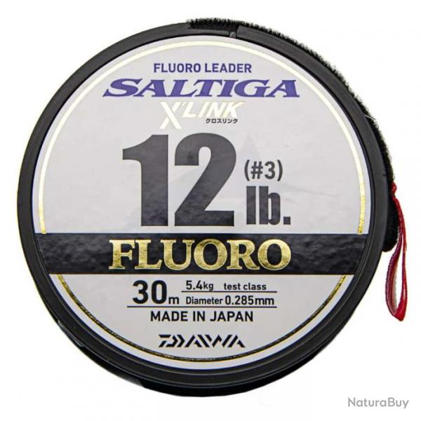 Daiwa Saltiga X Link Fluorocarbon Leader 12lb