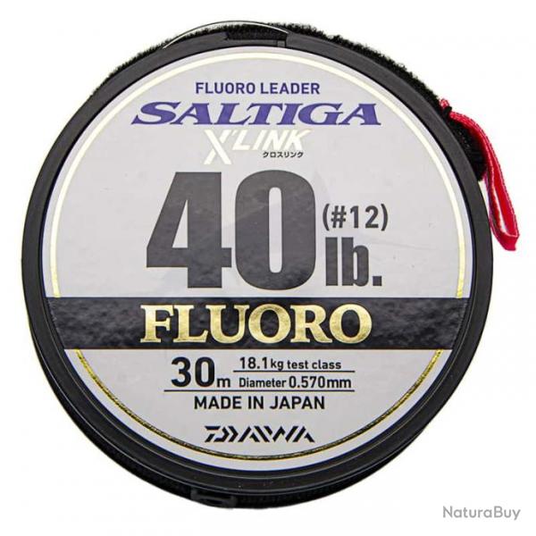 Daiwa Saltiga X Link Fluorocarbon Leader 40lb