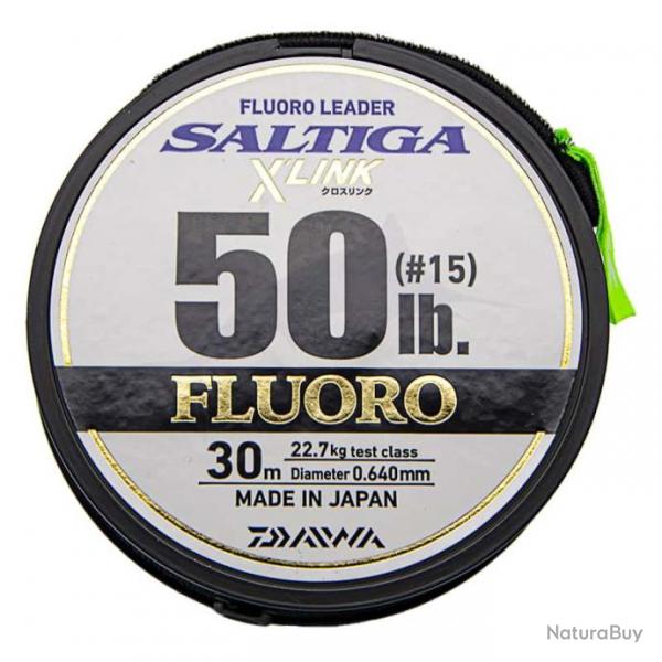 Daiwa Saltiga X Link Fluorocarbon Leader 50lb