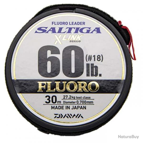 Daiwa Saltiga X Link Fluorocarbon Leader 60lb