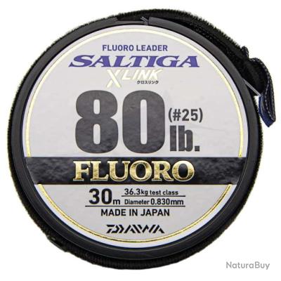 Daiwa Fluorocarbon Saltiga X Link Vorfach 30m - 0.33mm 7.3kg Transparent